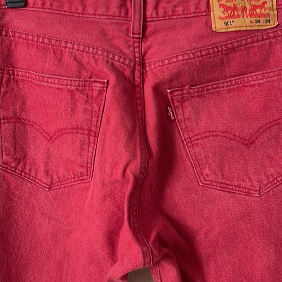 Levi’s 501 denim jean actual size 32x31 - Picture 5 of 6
